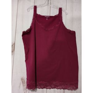 Woman Within‎ Blouse Ladies 2x Maroon